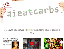 Tablet Screenshot of cleanfooddelivered.com